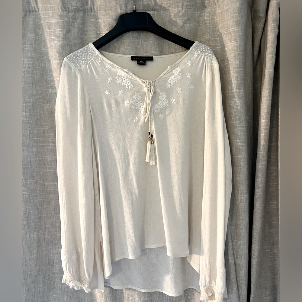 Sanctuary, long sleeve peasant, top,  size small